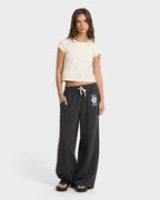 Midnight Session Fleece Pants - Off Black