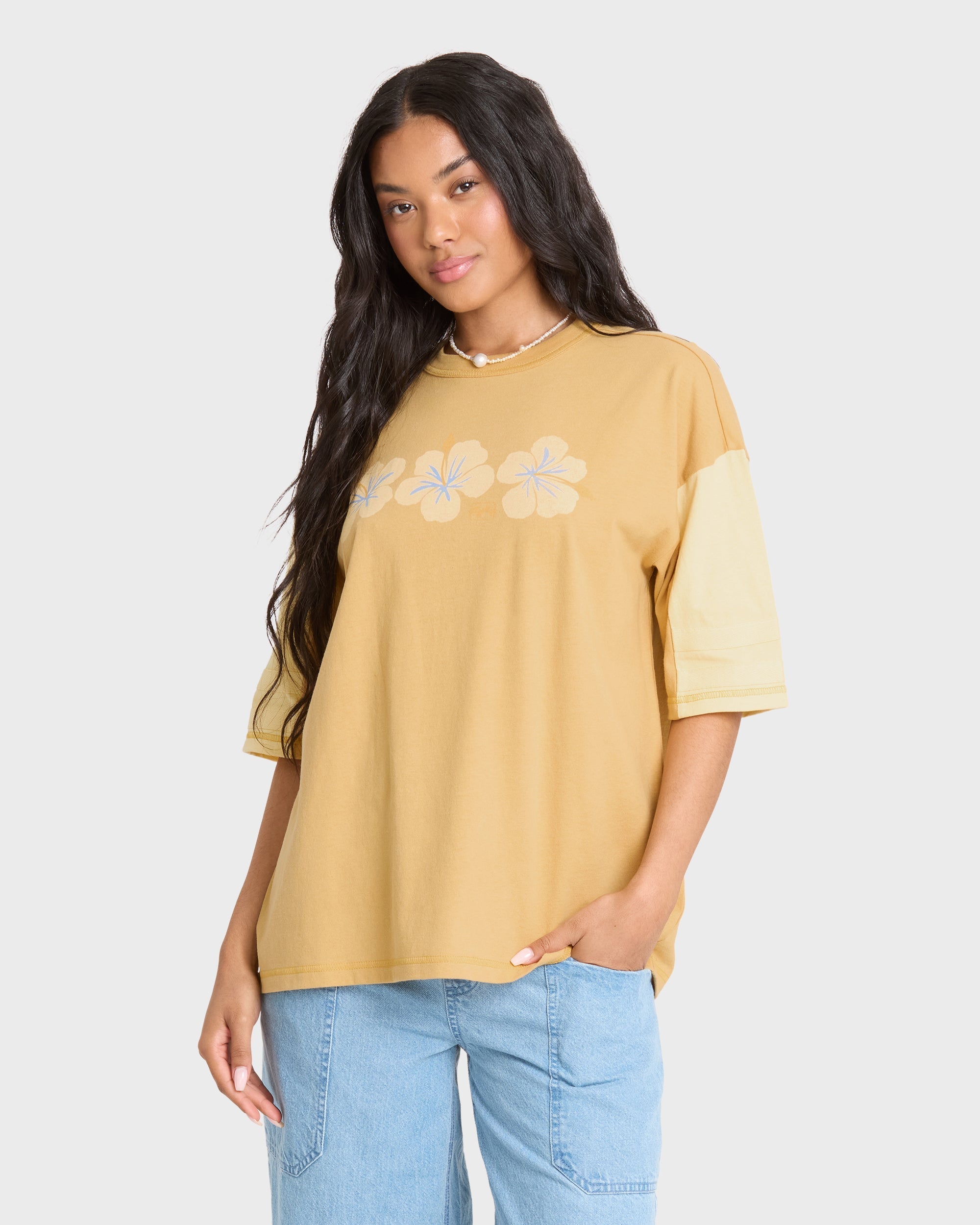 Avante Short Sleeve Cotton Jersey T-Shirt - Curry