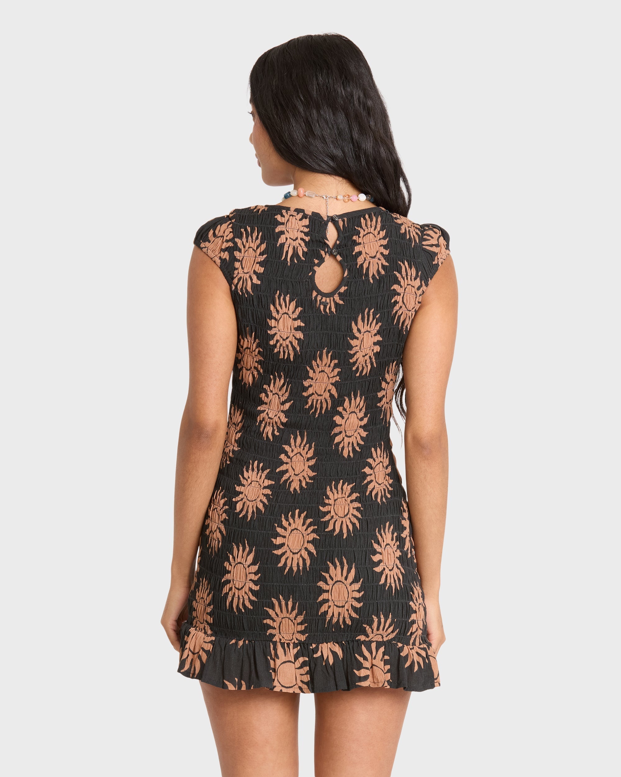 Bright Side Mini Dress - Black Sands