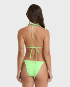 Simply Sweet Eyelet Low Tide Hike Medium Bikini Bottoms - Green Glow