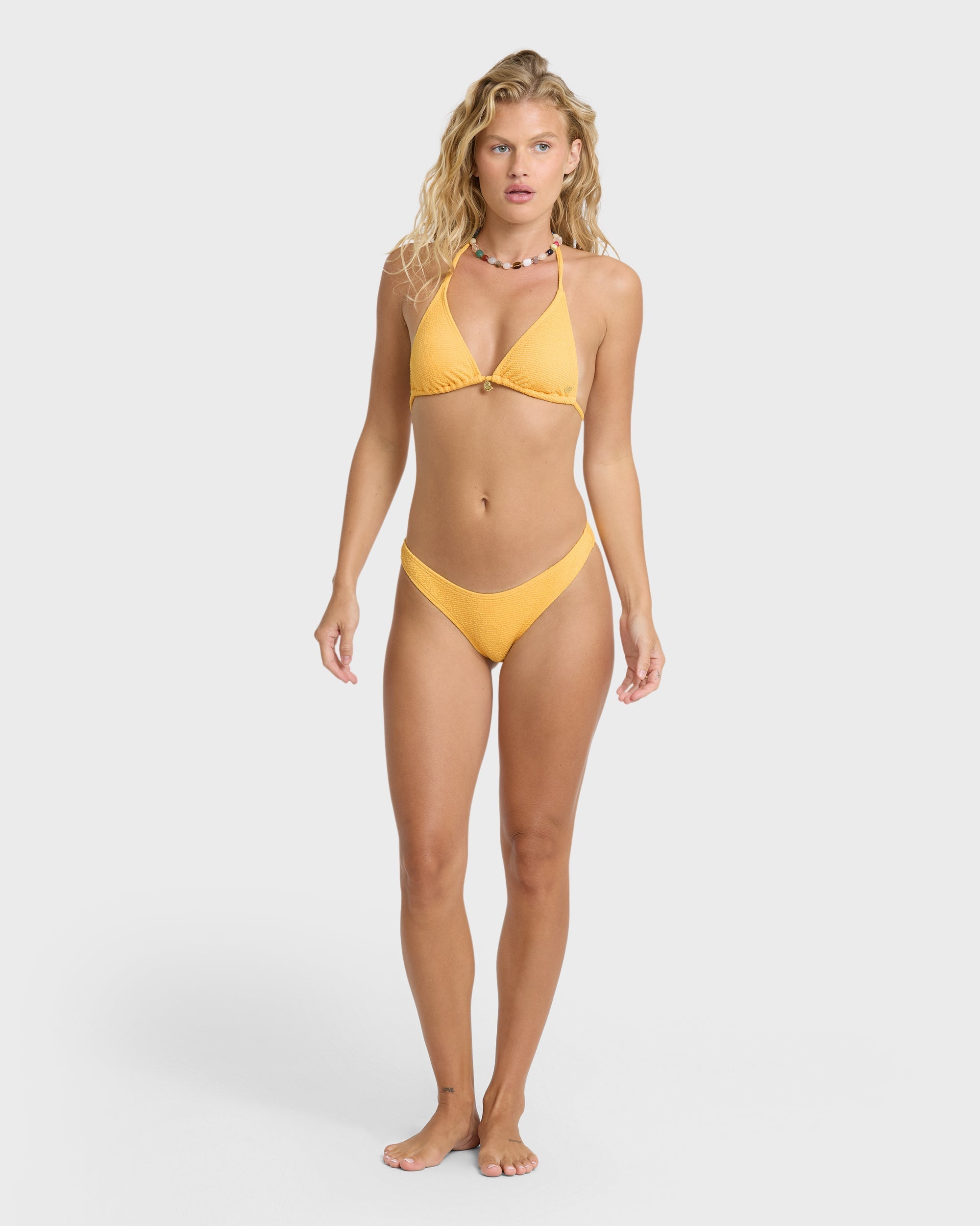 Crinkle Crush Hike Medium Bikini Bottoms - Sundress