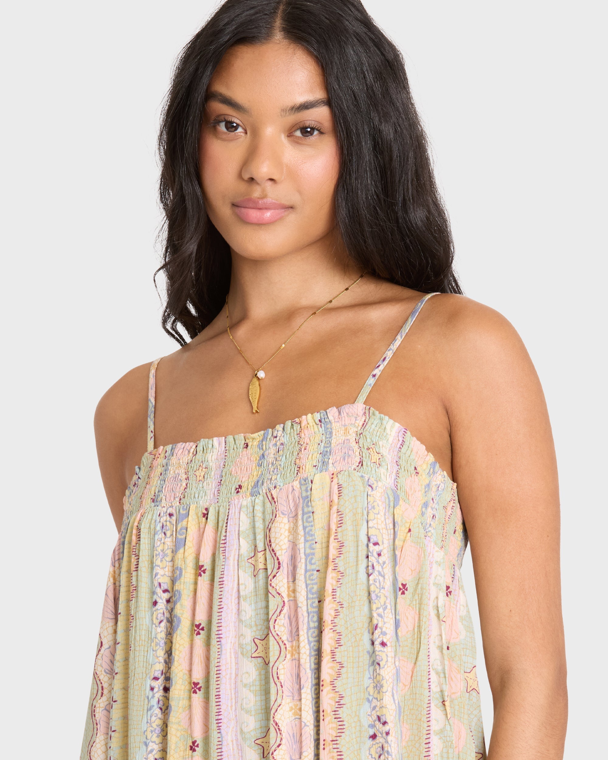 Dream Of Me Mini Dress - Smoke Green