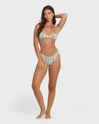 Tide Pool Maui Medium Bikini Bottoms - Light Blue Multi