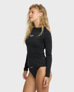Sol Searcher 50 UPF Long Sleeve Rashguard - Black Pebble