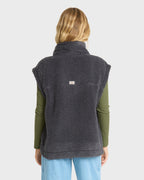 Waver Fleece Vest - Black Sands