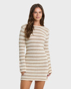 Raye Mini Dress - Cobblestone