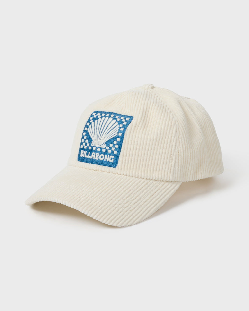 Corduroy Dad Cap Hat - White Cap