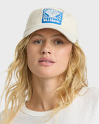 Corduroy Dad Cap Hat - White Cap