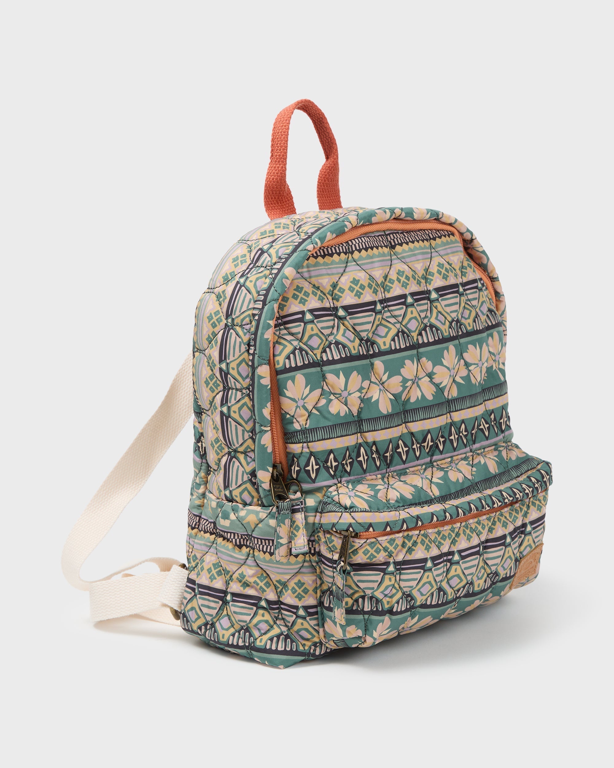 A/Div Quilted Mama Mini Backpack - Canteen