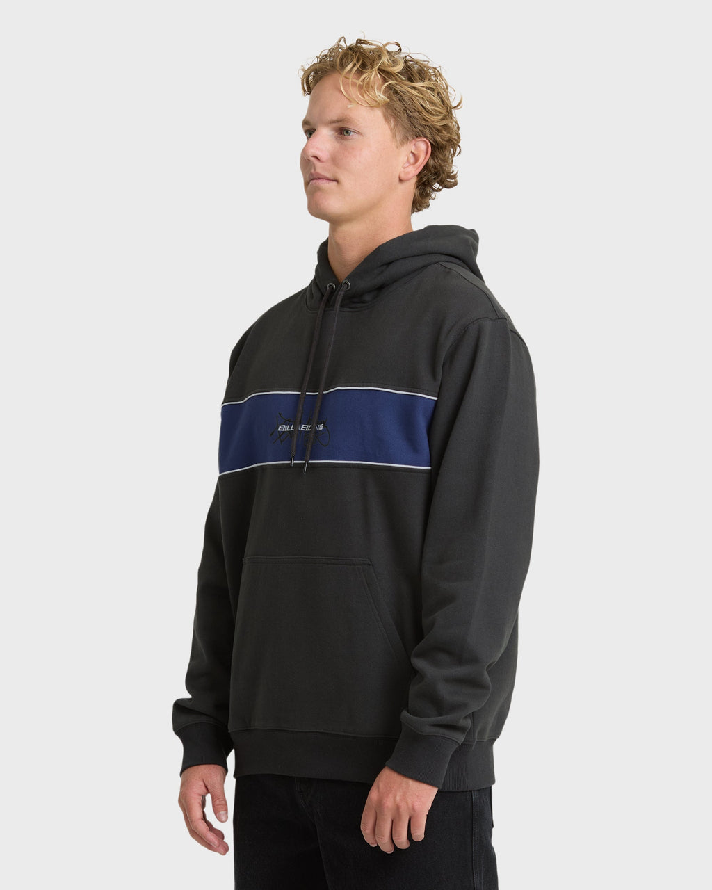 Bad Dog Shrapnel Pullover Hoodie - Washed Black