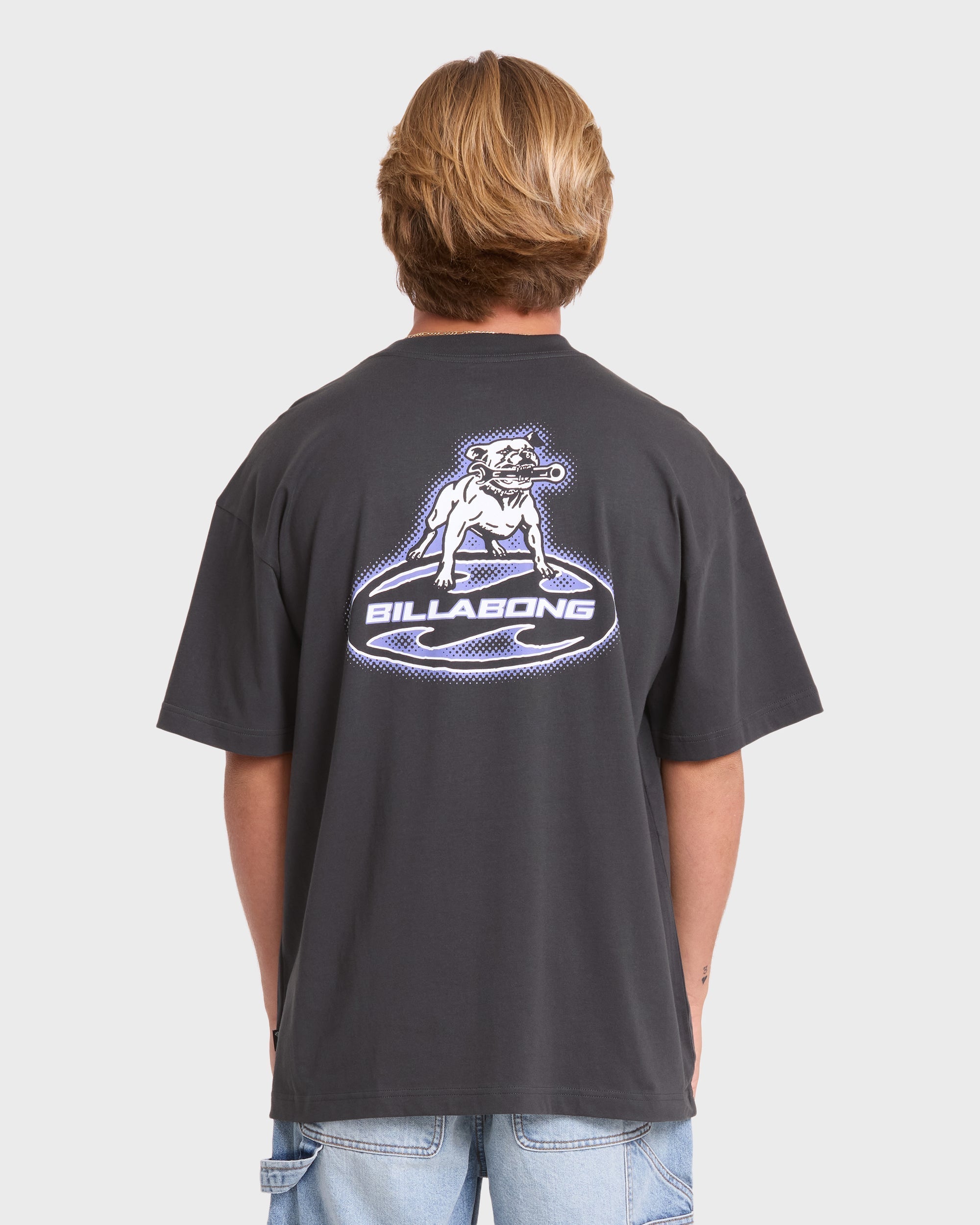 Bad Dog OG Short Sleeve Cotton T-Shirt - Washed Black