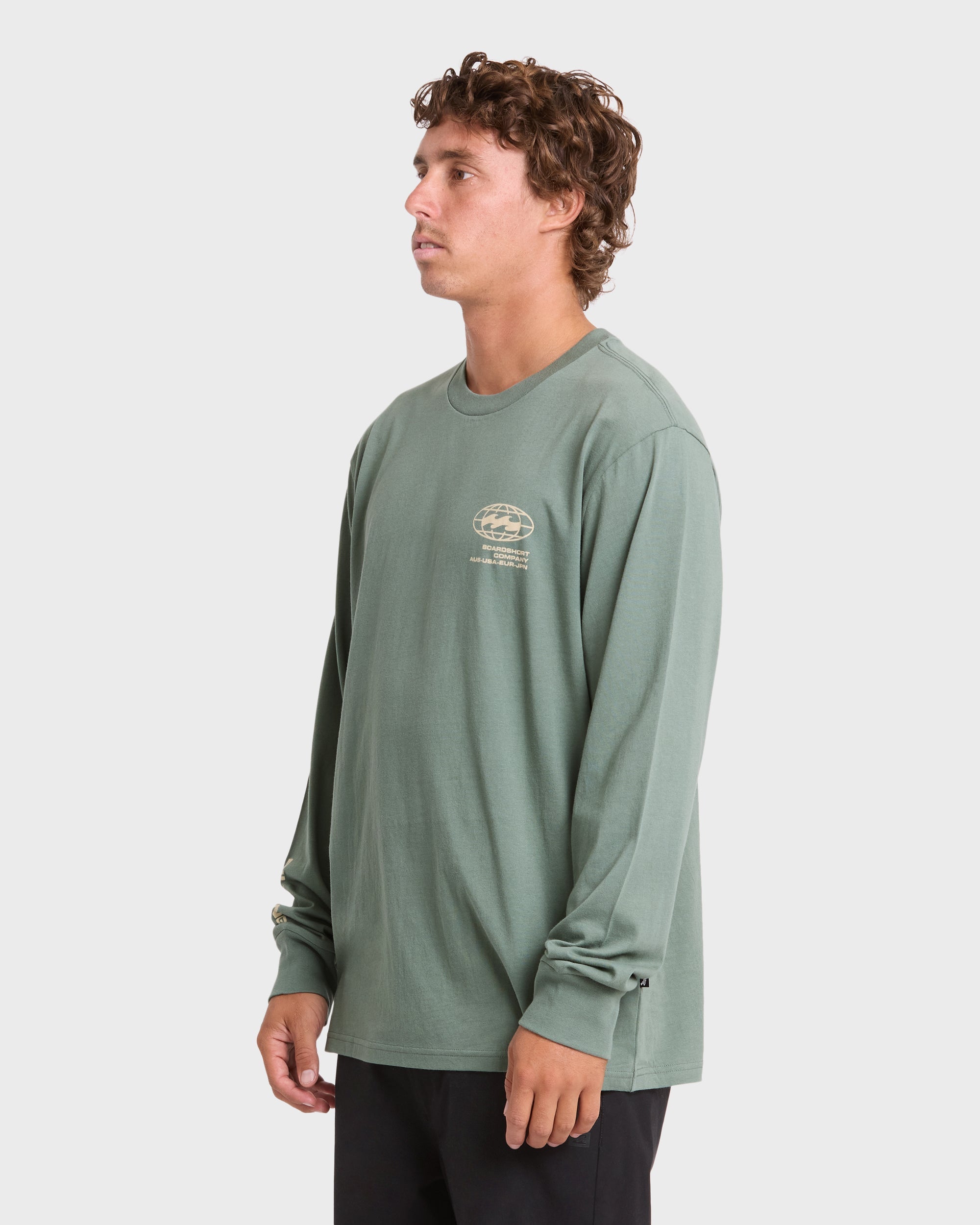 Coordinates Adventure Division Premium Long Sleeve Cotton T-Shirt - Laurel Wreath