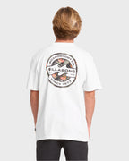 Hollow Premium Short Sleeve Knit T-Shirt - Off White