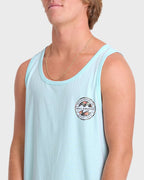 Hollow Premium Tank Top - Coastal Blue