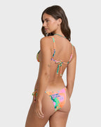 Sunscape Slide Tall Triangle Bikini Top - Deep Lagoon