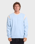 Highway Garage Crewneck Sweatshirt - Blue Smoke