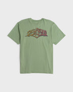 Reverse Premium Short Sleeve Cotton T-Shirt - Hedge Green