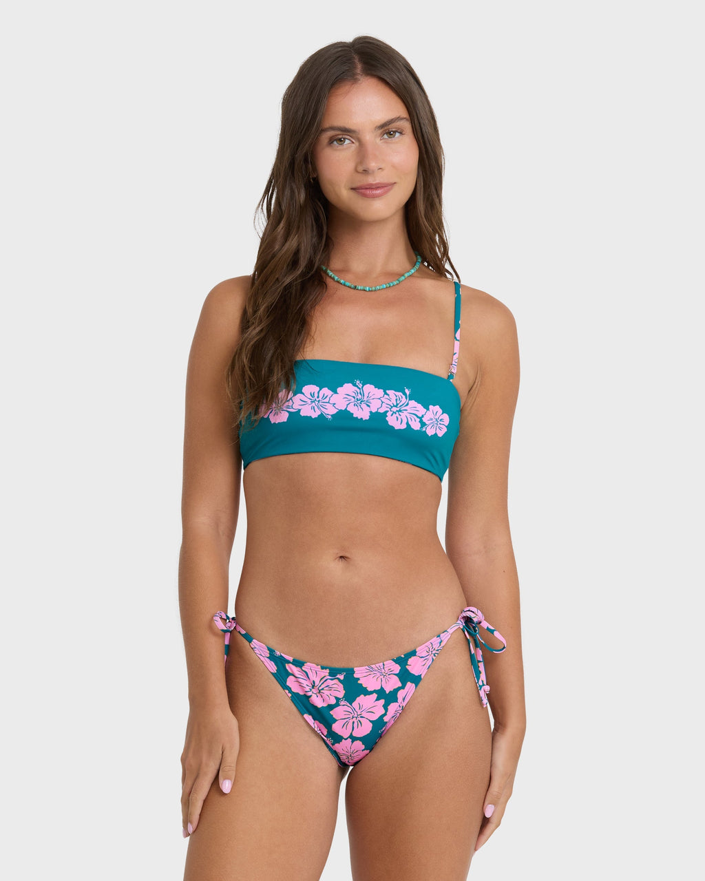 Mahalo Baby Tie-Side Maui Medium Bikini Bottoms - Deep Lagoon