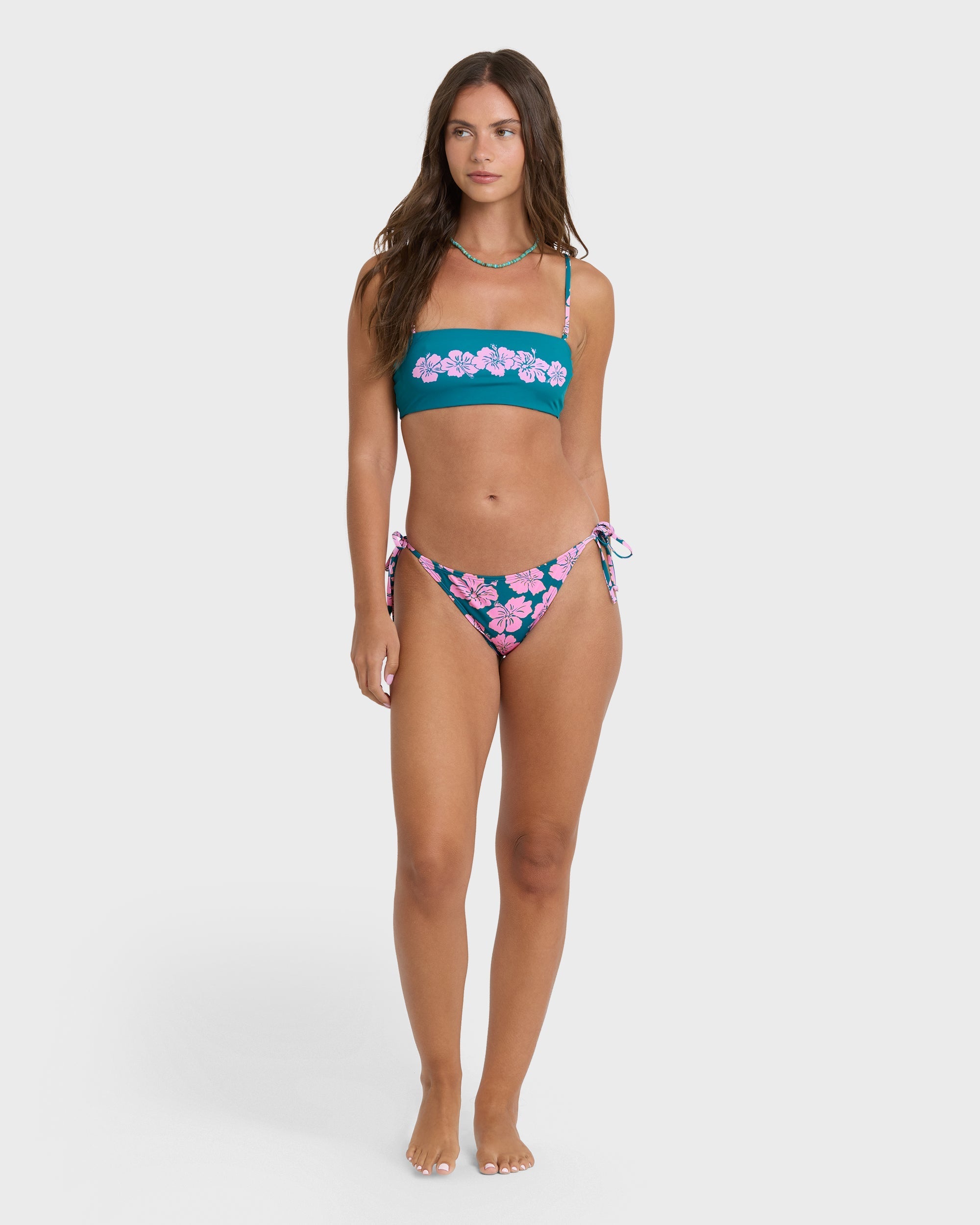 Mahalo Baby Tie-Side Maui Medium Bikini Bottoms - Deep Lagoon