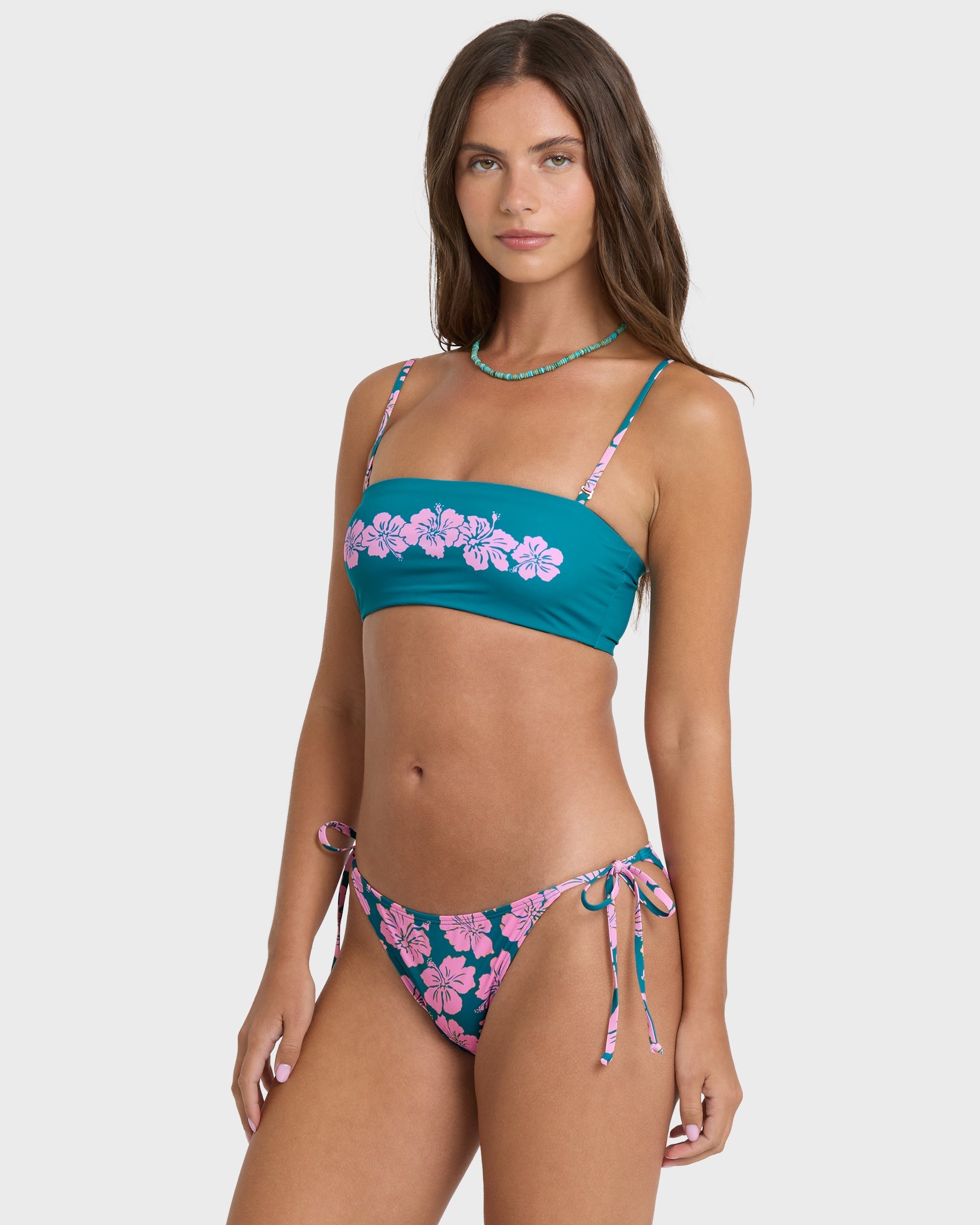 Mahalo Baby Tie-Side Maui Medium Bikini Bottoms - Deep Lagoon
