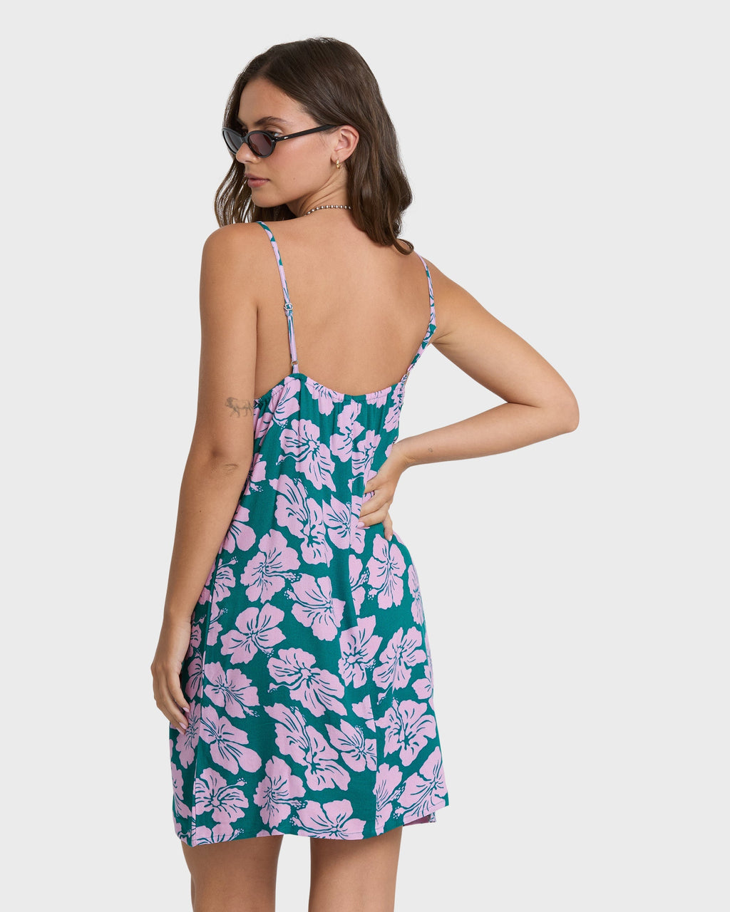 Tidal Crush Mini Dress - Deep Lagoon