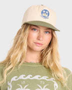 Grandpa 5-Panel Snapback Hat - Army Green