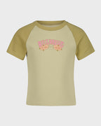 Girls Hibiscus Minds Short Sleeve T-Shirt