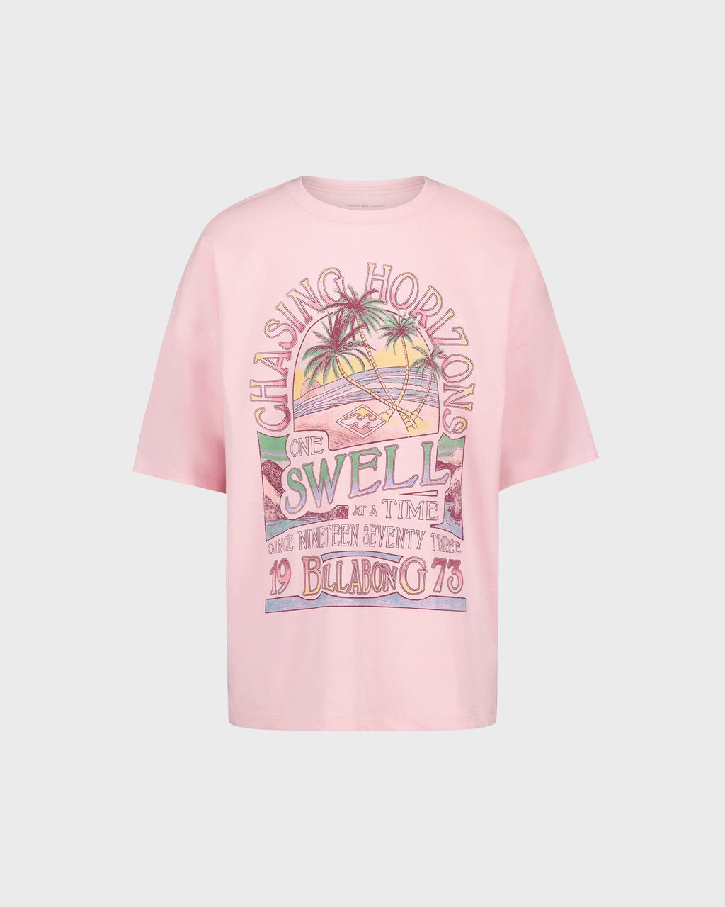 Girls Horizons Oversized Short Sleeve T-Shirt
