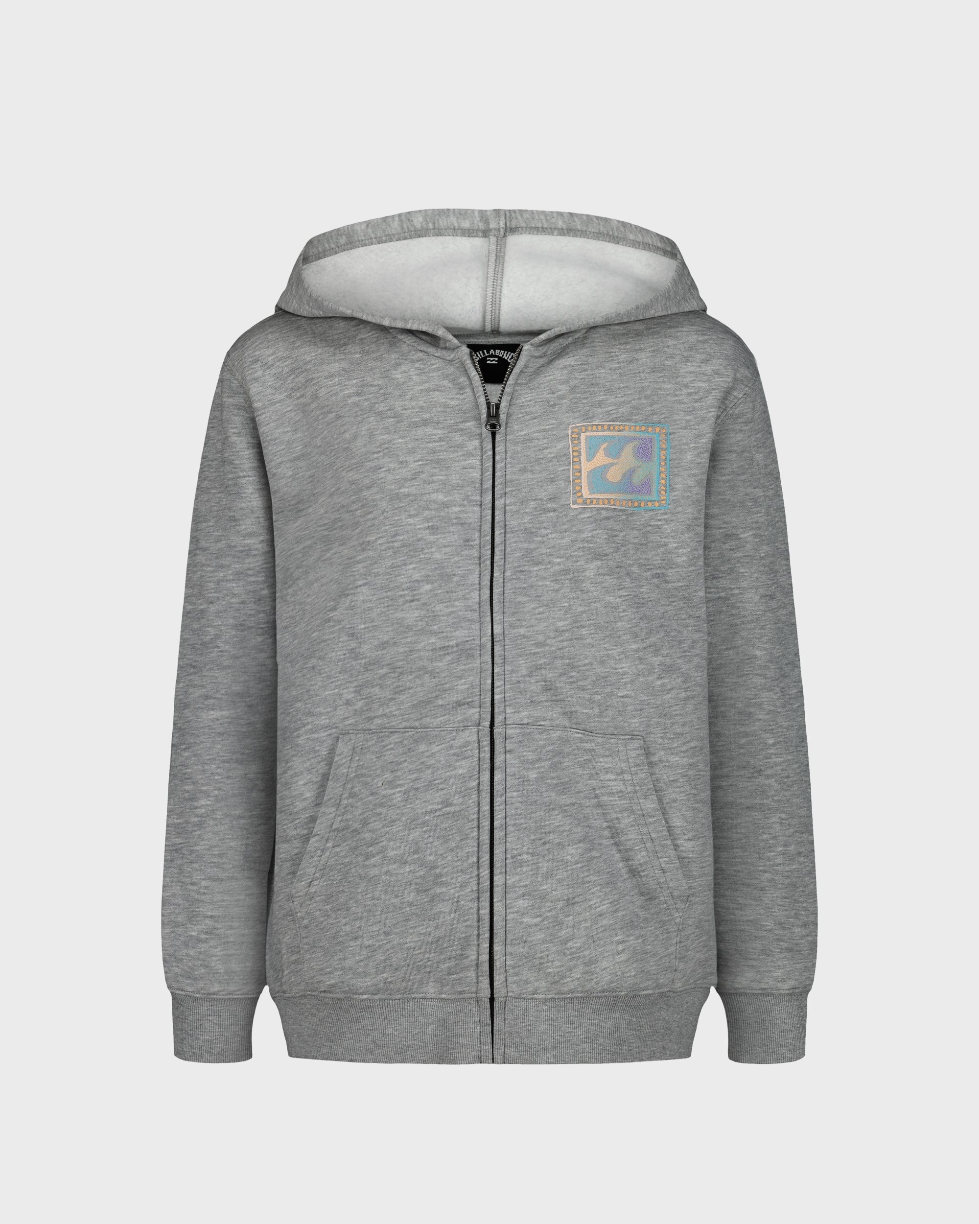 Little Boys Crayon Wave Full Zip Hoodie