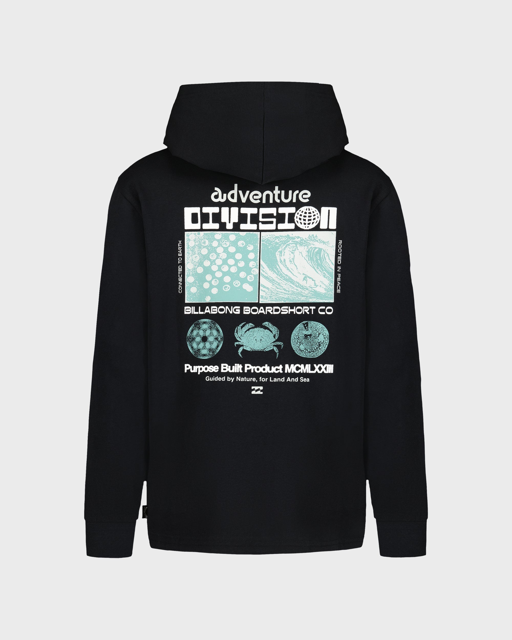 Boys Particle Hooded Long Sleeve T-Shirt