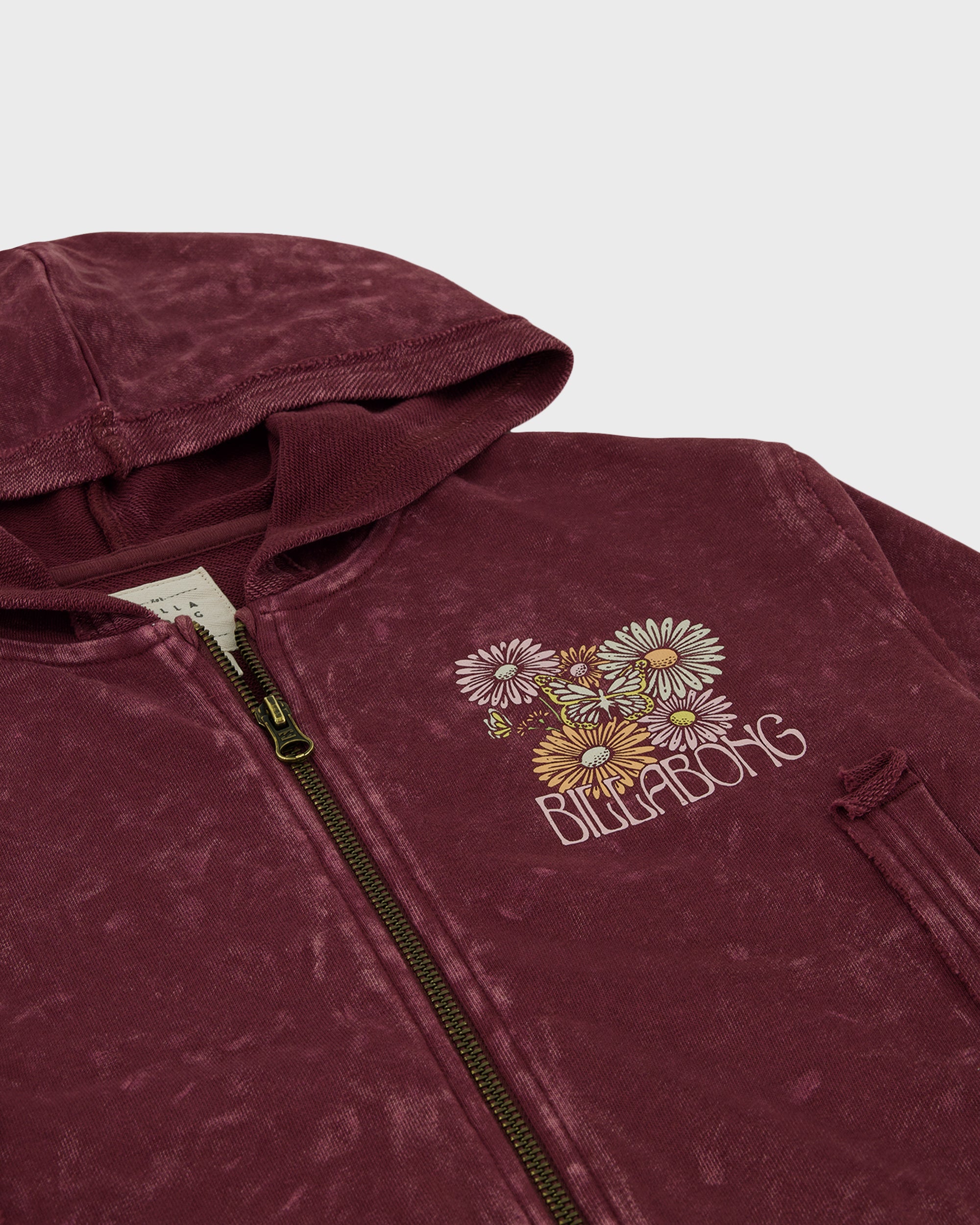Girls Wildflower Zip Sweatshirt