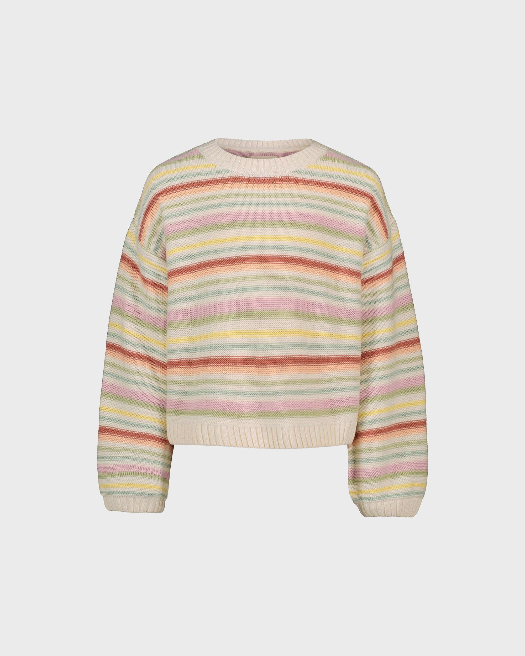 Girls Palm Viva Stripe Sweater