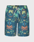 Little Boys Sundays Layback Swim Trunks