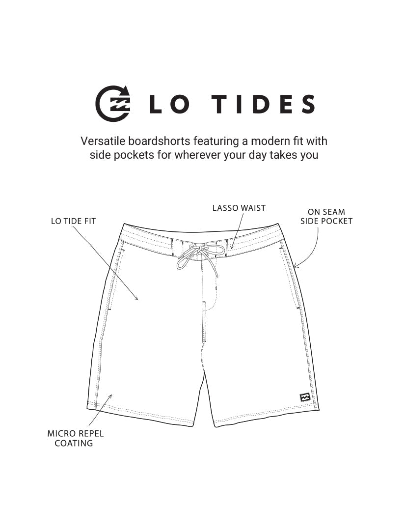 Good Times Lo Tide 18 Boardshorts - Dust Yellow