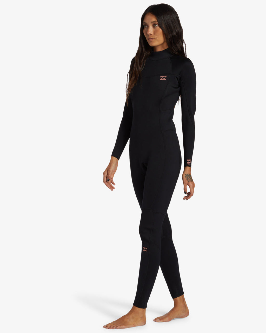 3/2mm Foil GBS Back Zip Wetsuit - Black
